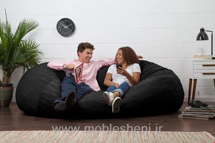مبل شنی یا بین بگ الیافی بزرگسال دونفره