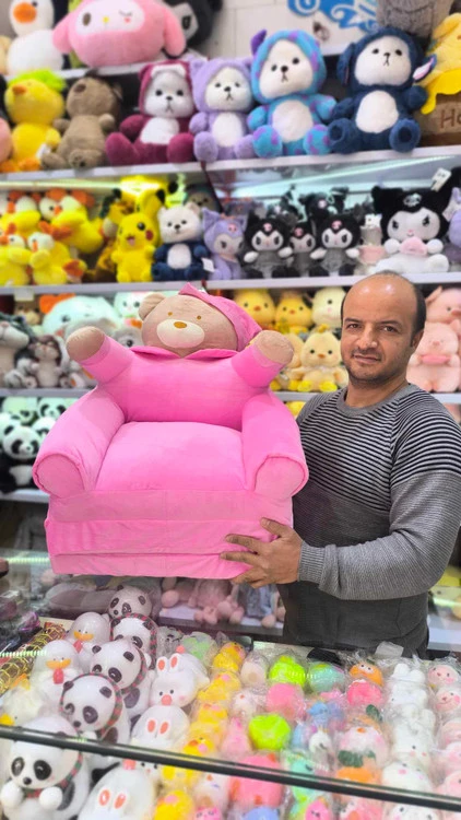 مبل کودک تخت شو طرح تدی