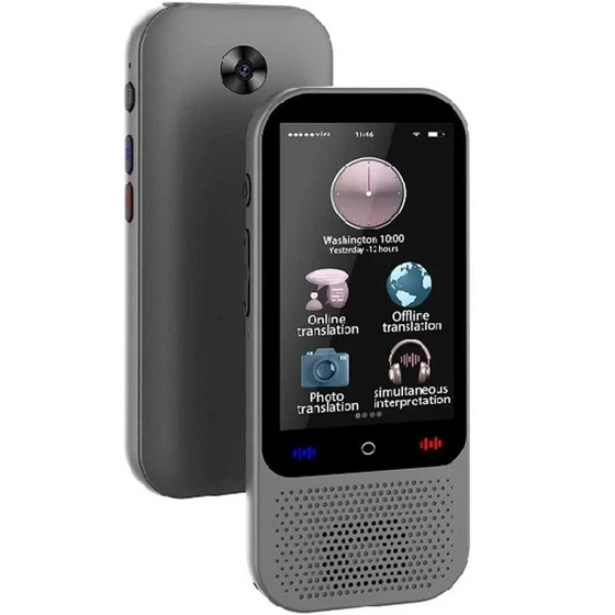 مترجم جیبی S80 Pro هوشمند با دوربین و پشتیبانی ۱۳۸ زبان
