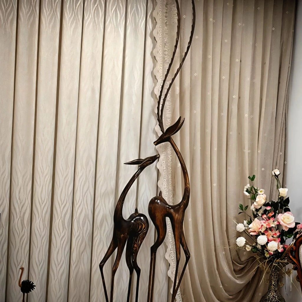 مجسمه چوبی غزال مدل A9 ارتفاع 270 سانتی متر