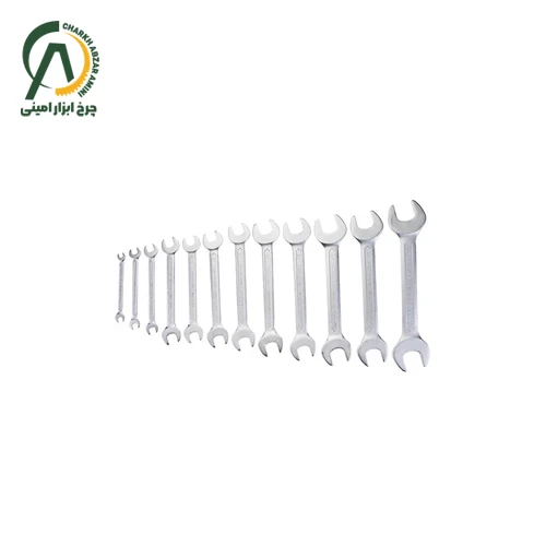 مجموعه 12 عددی آچار دو سر تخت آتا مدل KX1200