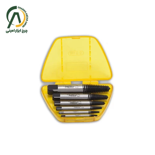 مجموعه 6 عددی مته قلاویز چپ گرد هنس مدل BEX-S6
