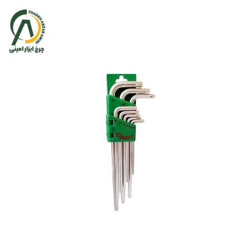 مجموعه 9 عددی آچار آلن ستاره ای هنس مدل 16742-29T