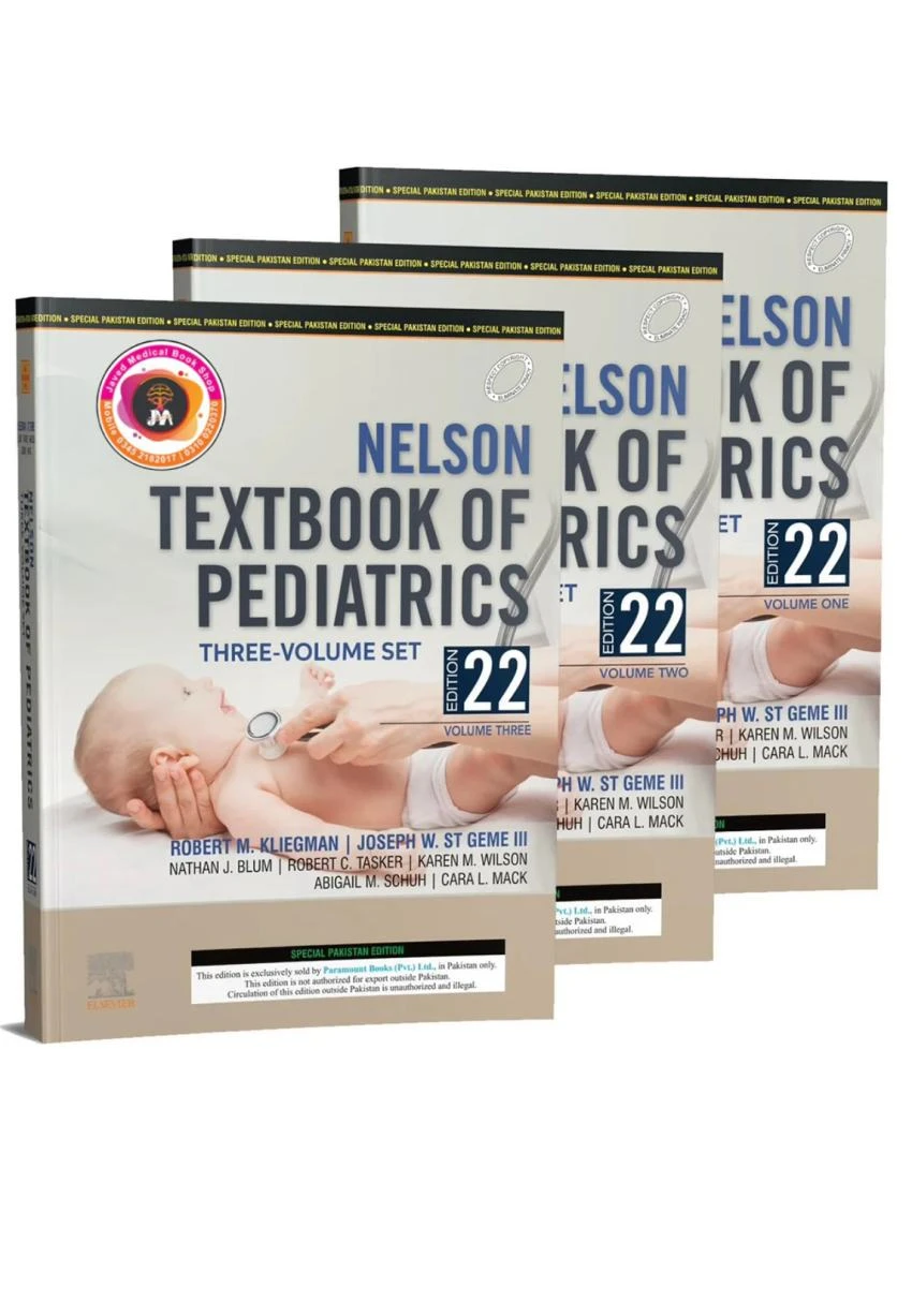 مجموعه سه جلدی Nelson Textbook of Pediatrics, 22nd Edition زبان اصلی 2024
