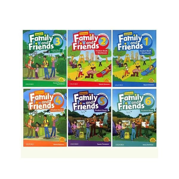 مجموعه کتاب های American Family and Friends Second Edition (1 تا 6)