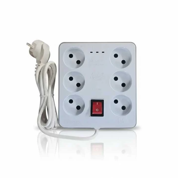 محافظ 6 خانه آنالوگ با کابل 1.8 متری تیراژه