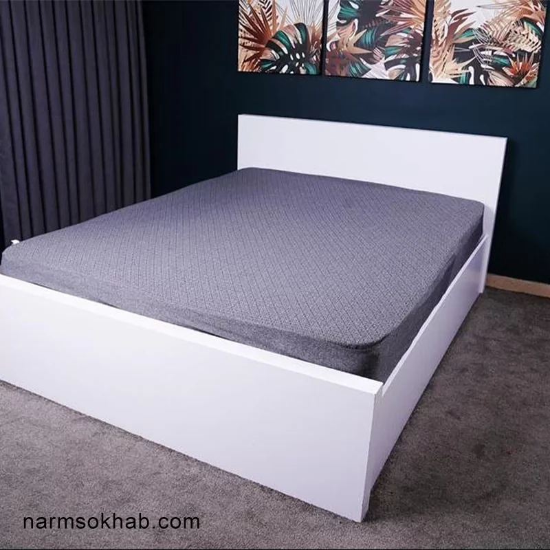 محافظ تشک گرد بافت ملانژ طوسی + تک و عمده