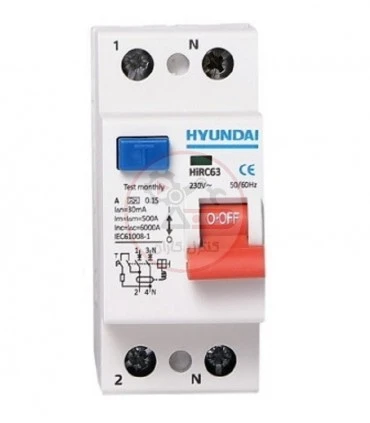 محافظ جان تک فاز هیوندا HIRC63-2P-32A-30mA