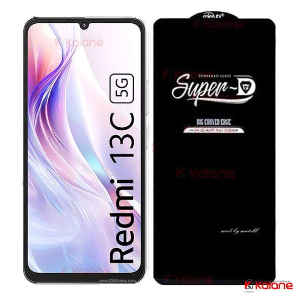 محافظ صفحه Xiaomi Redmi 13C 5G مدل Super D