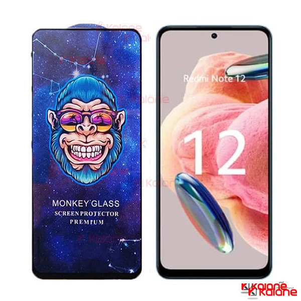 محافظ صفحه Xiaomi Redmi Note 12 4G مدل Monkey Premium