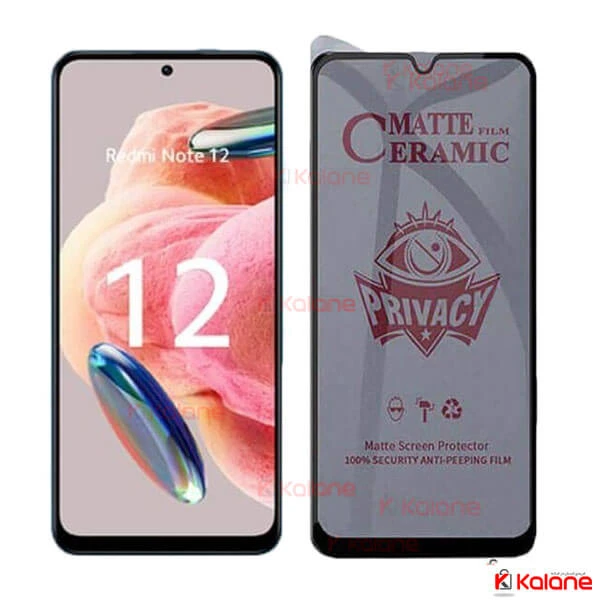 محافظ صفحه سرامیکی حریم شخصی Xiaomi Redmi Note 12 4G