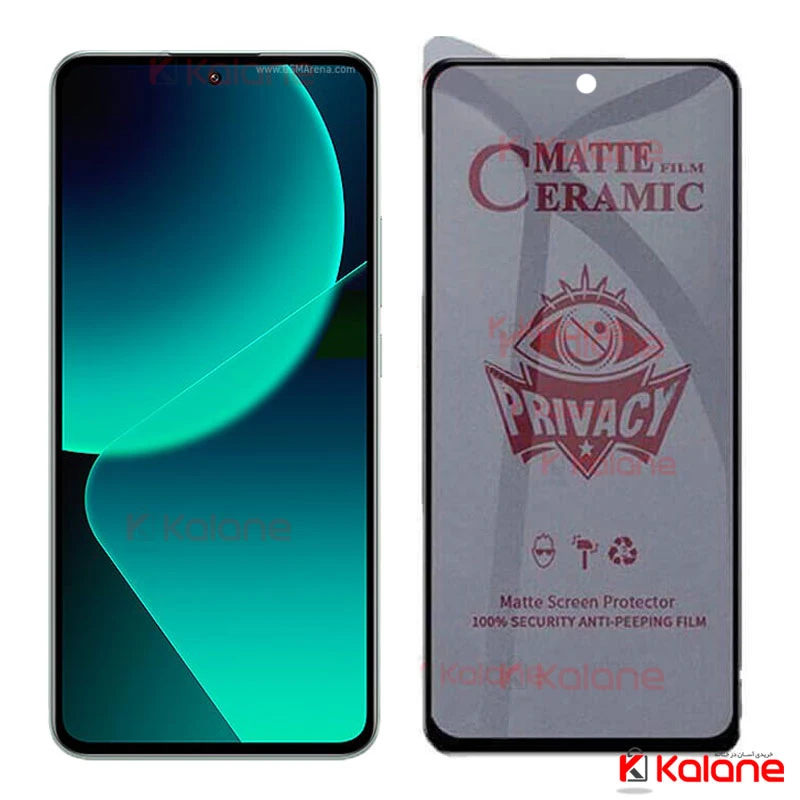محافظ صفحه سرامیکی گوشی Xiaomi 13T Pro مدل پرایوسی