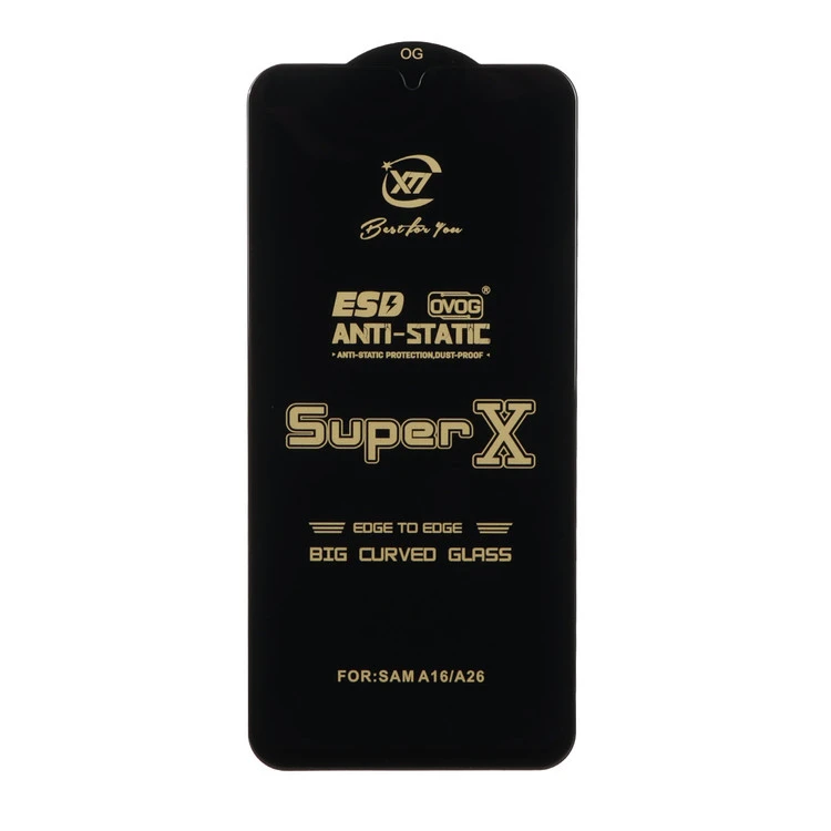 محافظ صفحه نمایش آنتی استاتیک Full Cover Super X مدل Samsung Galaxy A17 / A16 / A26