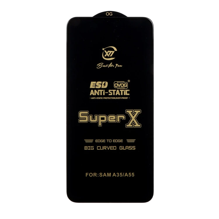 محافظ صفحه نمایش آنتی استاتیک Full Cover Super X مدل Samsung Galaxy A35 / A55