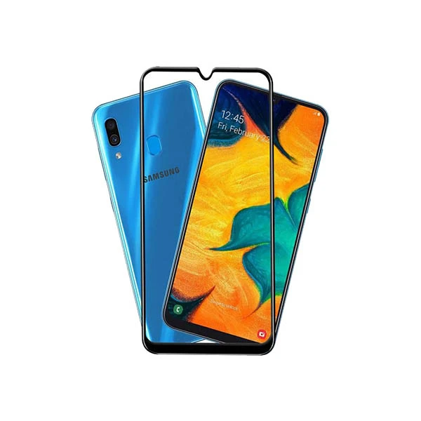 محافظ صفحه نمایش تمام صفحه مناسب گوشی Full Glass Screen Protector for samsung Galaxy A30