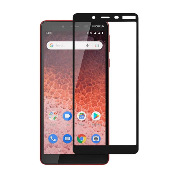 محافظ صفحه نمایش تمام صفحه ی نوکیا Full Glass screen protector for Nokia 1 Plus