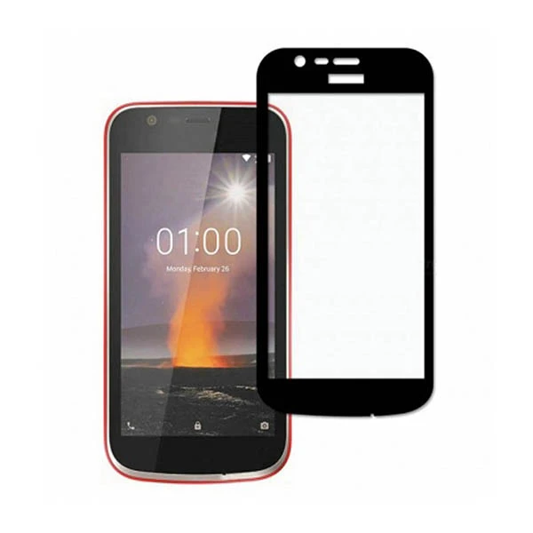 محافظ صفحه نمایش تمام صفحه ی نوکیا Full Glass screen protector for Nokia 1