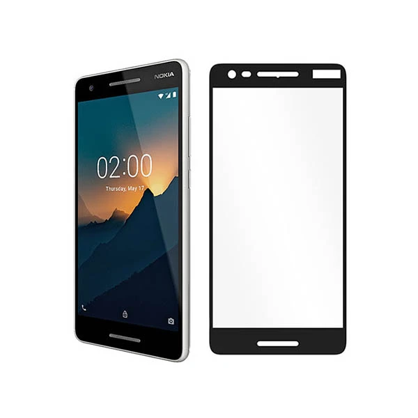 محافظ صفحه نمایش تمام صفحه ی نوکیا Full Glass screen protector for Nokia 2.1