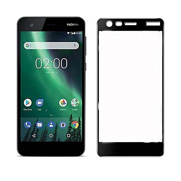 محافظ صفحه نمایش تمام صفحه ی نوکیا Full Glass screen protector for Nokia 2