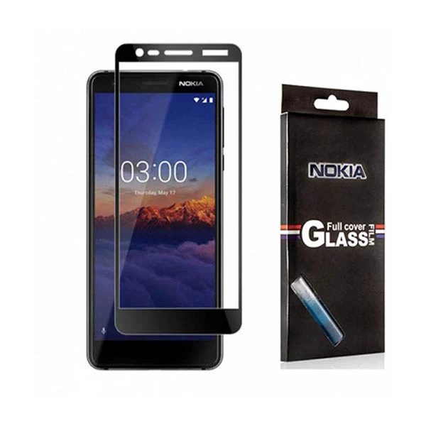 محافظ صفحه نمایش تمام صفحه ی نوکیا Full Glass screen protector for Nokia 3.1