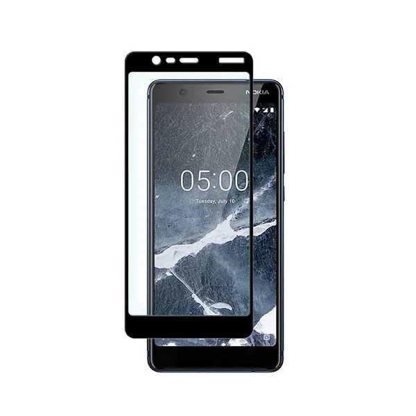 محافظ صفحه نمایش تمام صفحه ی نوکیا Full Glass screen protector for Nokia 5