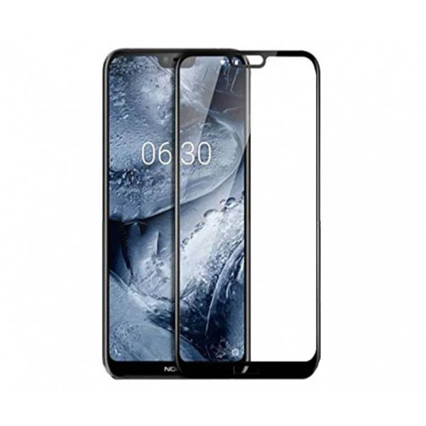 محافظ صفحه نمایش تمام صفحه ی نوکیا Full Glass screen protector for Nokia 6.1 Plus /Nokia X6
