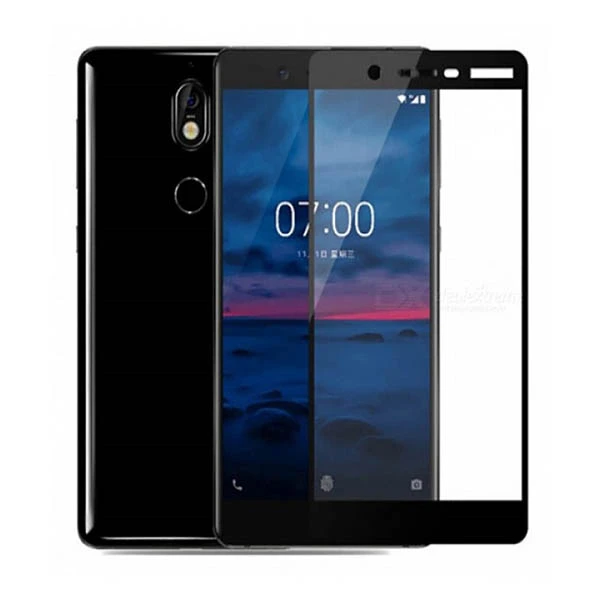 محافظ صفحه نمایش تمام صفحه ی نوکیا Full Glass screen protector for Nokia 7
