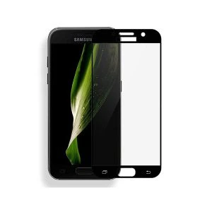 محافظ صفحه نمایش تمام چسب مناسب گوشی Full Glass Screen Protector for Samsung Galaxy A7 2017