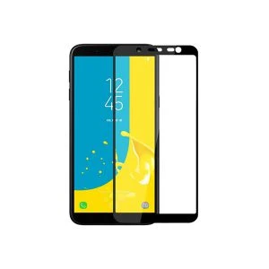 محافظ صفحه نمایش تمام چسب مناسب گوشی Full Glass Screen Protector for samsung Galaxy J6