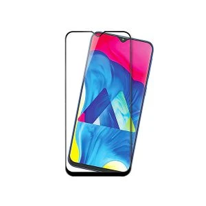 محافظ صفحه نمایش تمام چسب مناسب گوشی Full Glass Screen Protector for samsung Galaxy M10