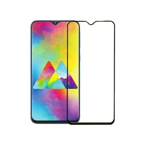 محافظ صفحه نمایش تمام چسب مناسب گوشی Full Glass Screen Protector for samsung Galaxy M20