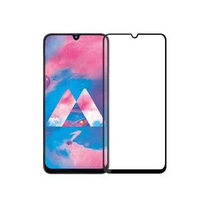 محافظ صفحه نمایش تمام چسب مناسب گوشی Full Glass Screen Protector for samsung Galaxy M30
