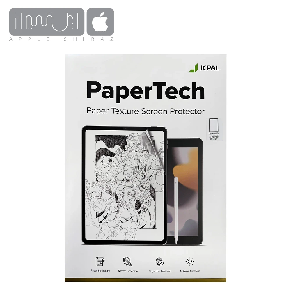 محافظ صفحه نمایش جی سی پال آیپد پرو ۱۲.۹ اینچ مدل JCPAL PaperTech