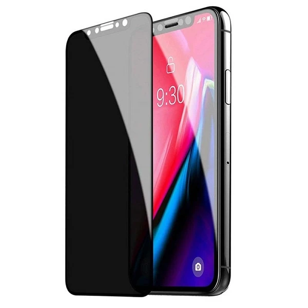 محافظ صفحه نمایش حریم شخصی تمام چسب Privacy Full Screen Protector For Apple IPhone X / XS