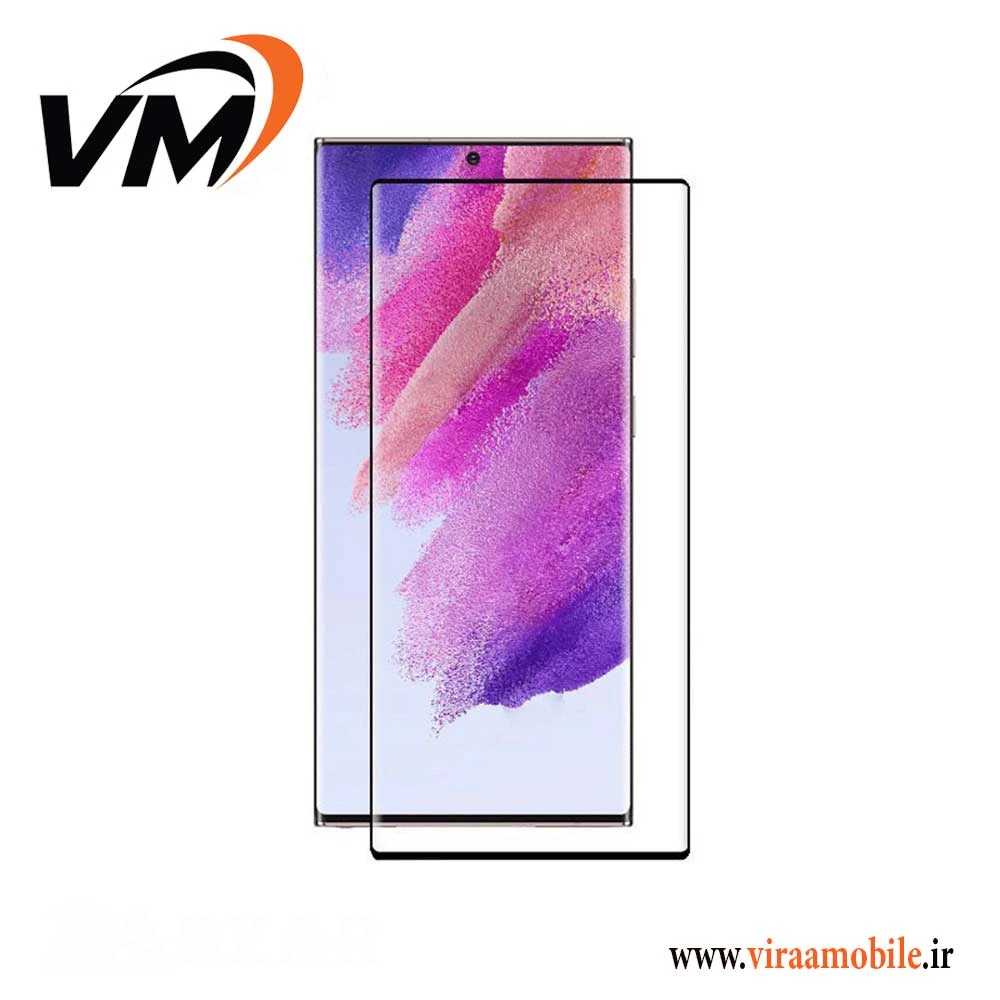 محافظ صفحه نمایش فول چسب سامسونگ Galaxy S22 ultra