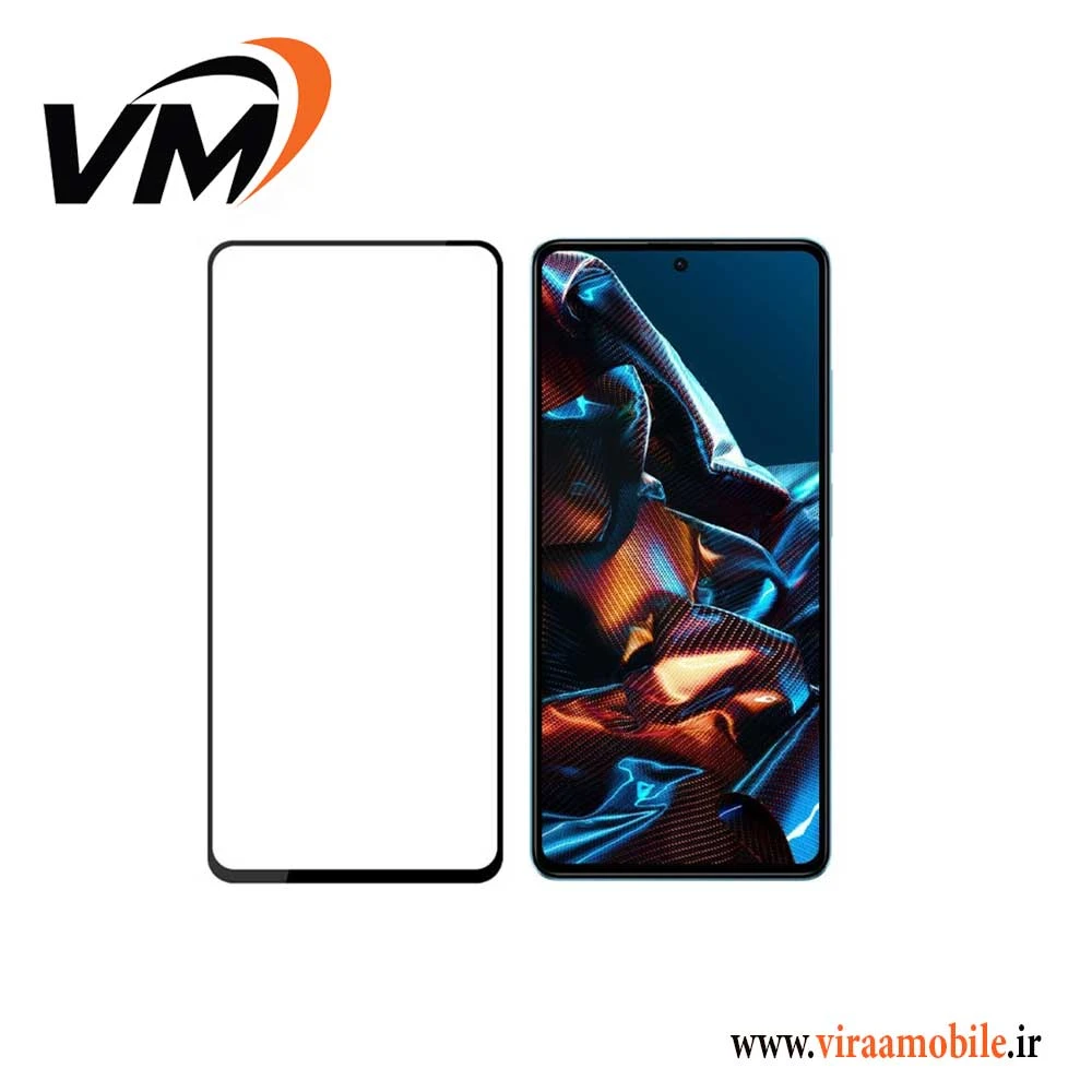 محافظ صفحه نمایش فول چسب شیائومی Poco X5 Pro