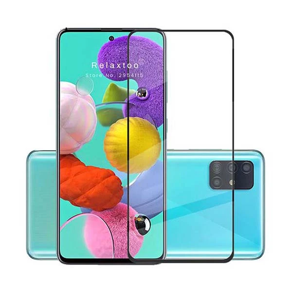 محافظ صفحه نمایش مات تمام صفحه سامسونگ Full Matte Glass Screen Protector For Samsung Galaxy A71