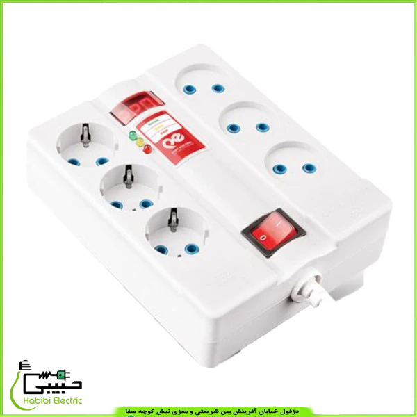 محافظ صوتی تصویری دیجیتال 6 خانه 1/8 متری