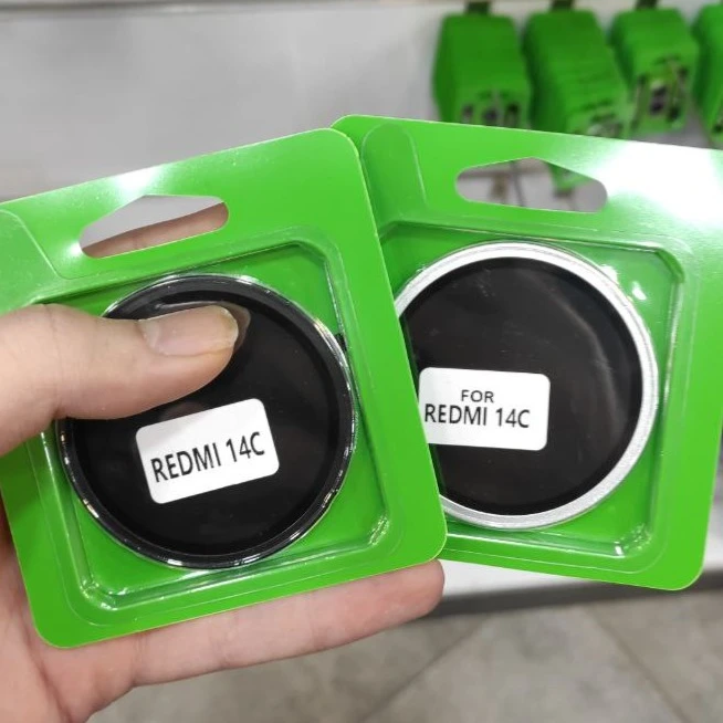 محافظ لنز دوربین Redmi 14C مدل رینگی شیشه ای آلومینیومی