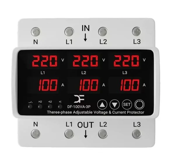 محافظ ولتاژ جریان سه فاز 100 آمپر دیپ فیوژن
