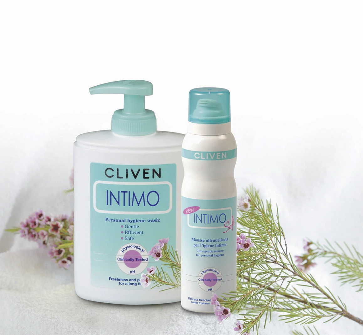 محلول شستشوی پمپی اینتیمو مخصوص بانوان - CLIVEN