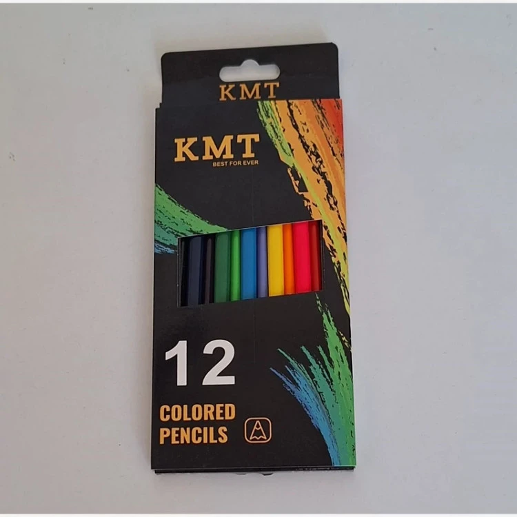 مداد رنگی 12 رنگ KMT