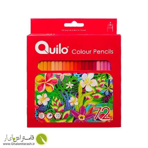 مداد رنگی 72 رنگ کوییلو