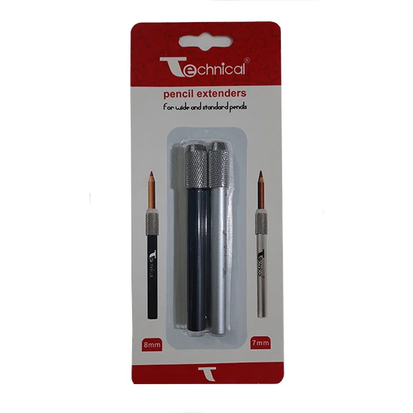مدادگیر تکنیکال دوقلو بدنه فلزی Pencil Extenders