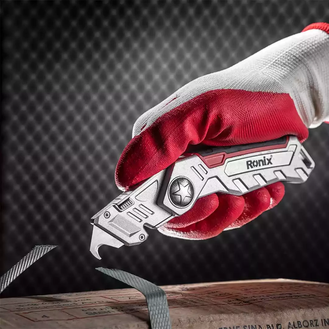 مدل : RH-3009 (3.5) کاتر ذوزنقه ای تاشو 19 میلی متری