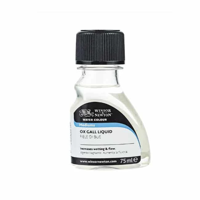 مدیوم حرفه ای آبرنگ OX Gall Liquid وینزور