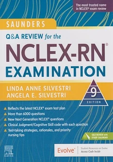 مرور پرسش و پاسخ ساندرز برای آزمون RN ویرایش نهم 2024 Saunders Q & A Review for the NCLEX-RN® Examination