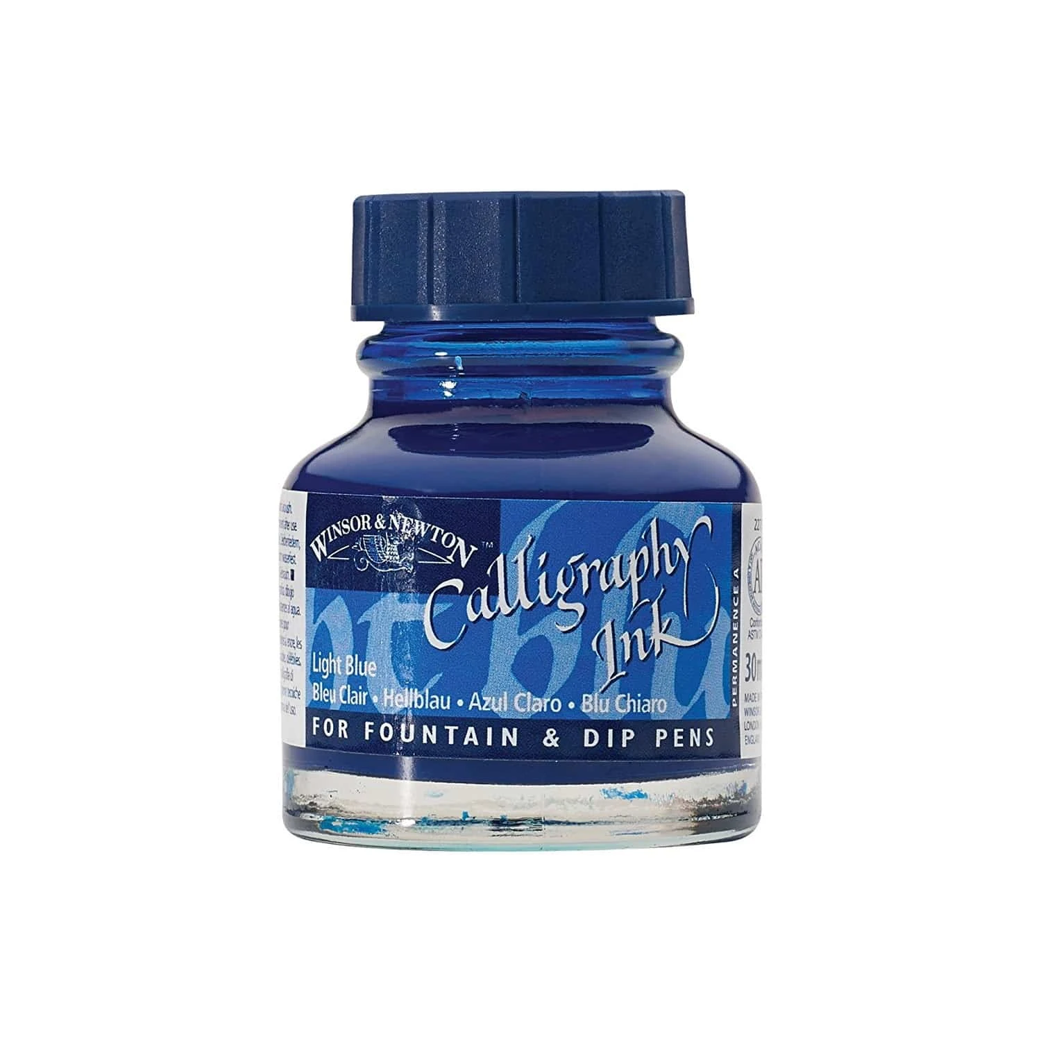 مرکب خوشنویسی وینزور آبی روشن Light Blue