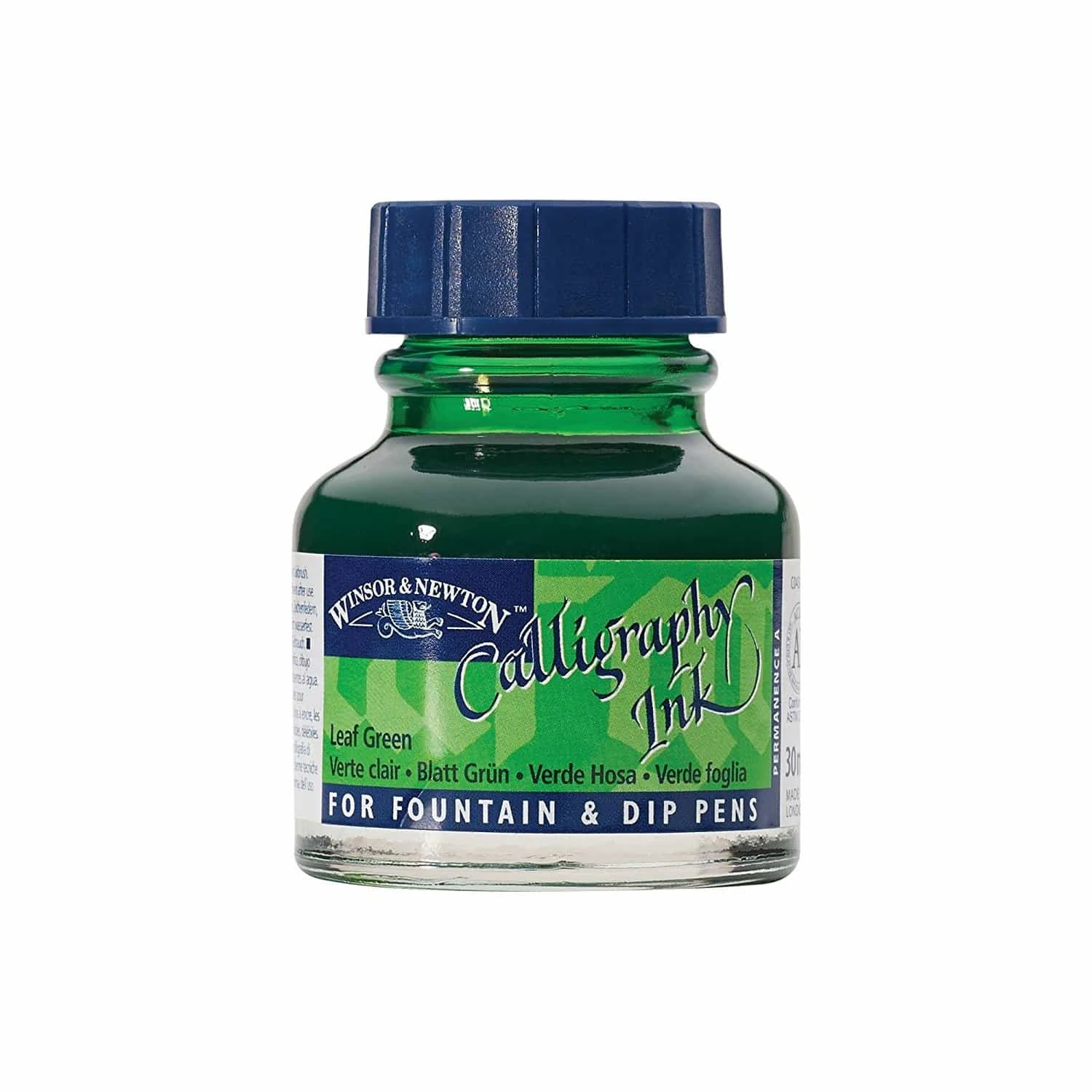 مرکب خوشنویسی وینزور سبز روشن Leaf Green Winsor