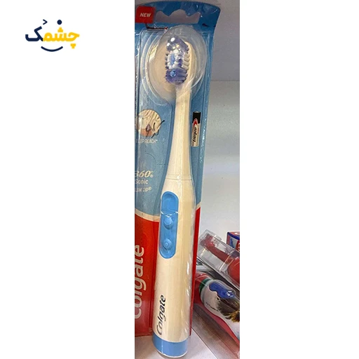 مسواک برقی 360 درجه کلگیت بزرگسال| Colgate Toothbrush 360 Battery Floss Tip